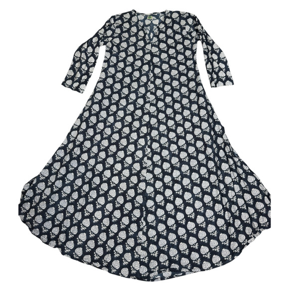 Dolma Womens Size S Calypso Boho Side Slits Dress - Picture 1 of 9